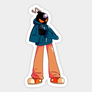 Whitty mod character (Friday Night Funkin Vs Whitty) Sticker